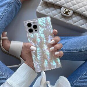 Flaunt SQUARE® Mother of Pearl Case (iPhone 15)